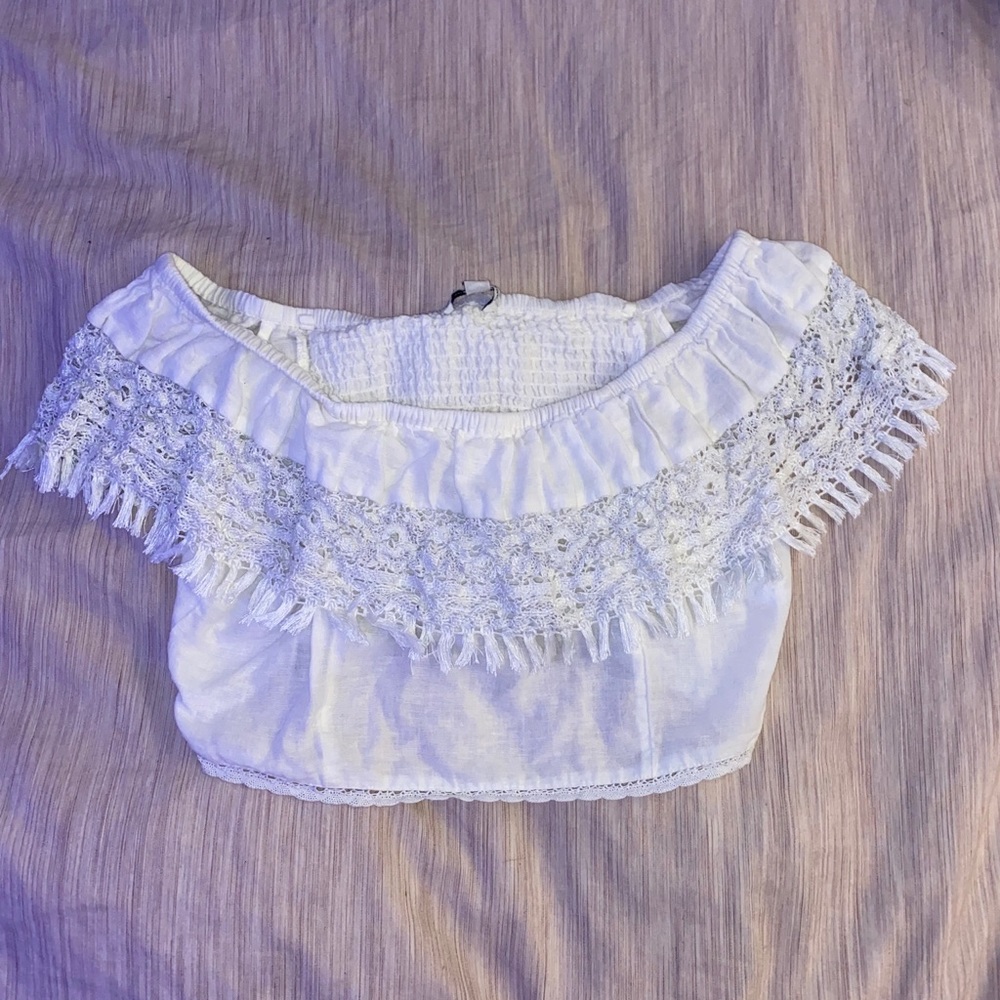 WHITE AMERICAN EAGLE TOP
